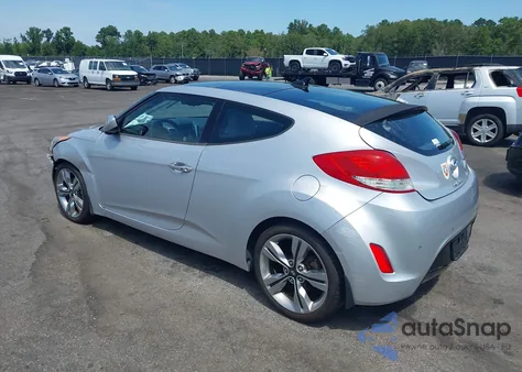 2012 Hyundai Veloster Base W/Gray from USA, damaged, VIN KMHTC6AD0CU049684